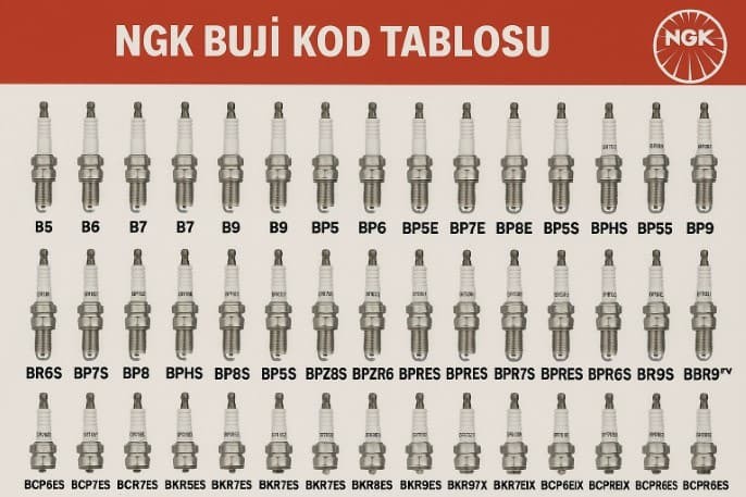 Ngk Buji Kod Tablosu