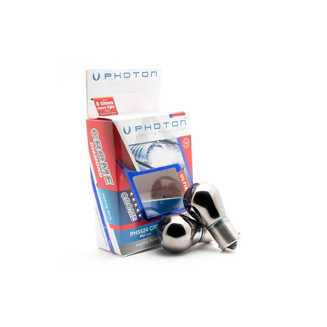 Photon P21W Chrome 12V 93 Xen Vision Bulb