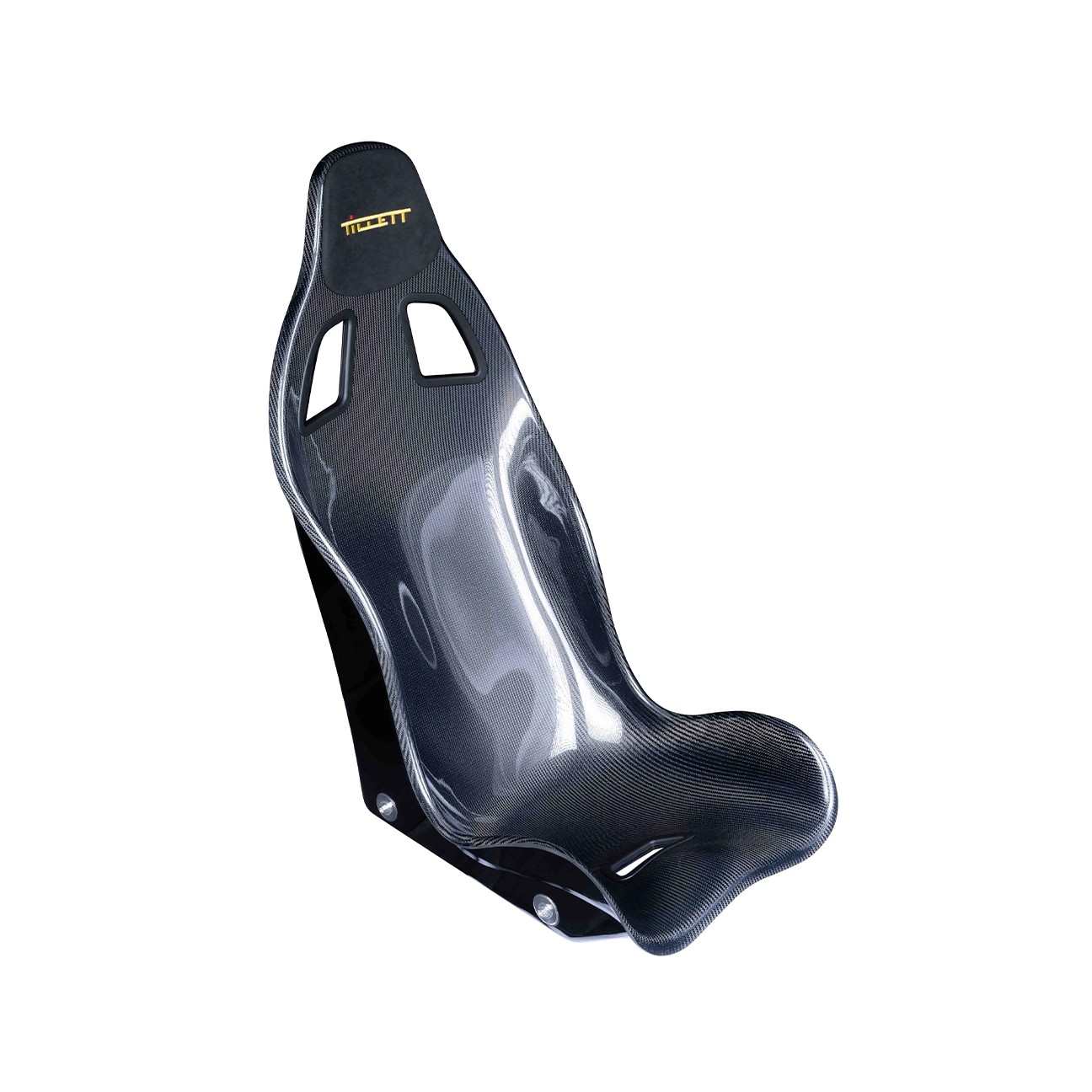 Tillett B10 Carbon GRP Side-Mounted 4.5kg 44.5cm Open Edge Sport Car Seat with TP2 - Suede Trim Set