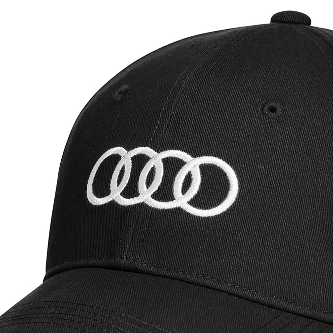 Audi Sport Logolu Siyah Unisex Beyzbol Şapka