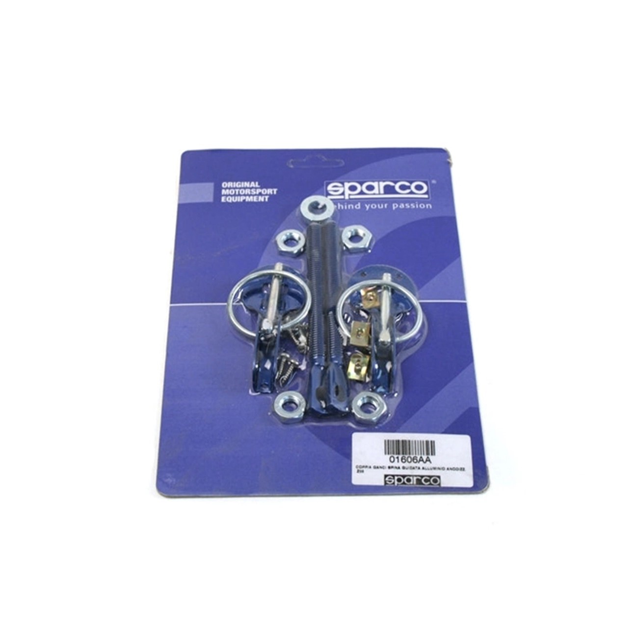 Sparco Kaput Mandalı Mavi (Çelik Kaput Pimleri) - 01606AA