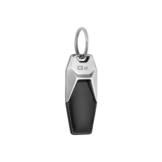 Audi Sport Q2 Metal-Leather Keychain 3181900612