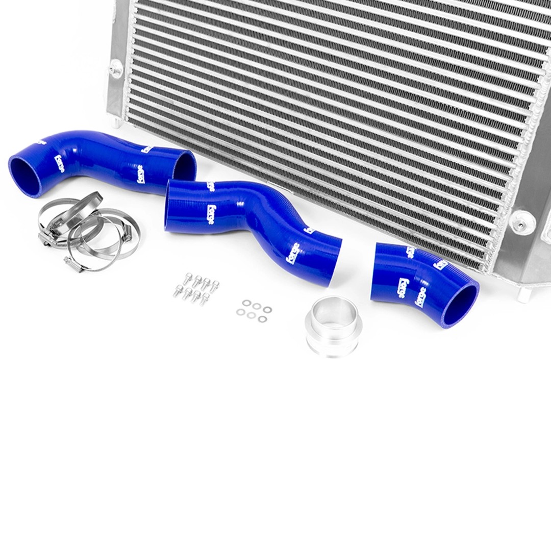 Forge Motorsport VW Golf 6R - VW Golf 5 Gti - Audi S3 8P - Audi TT Mk2 - Leon Cupra 1P Intercooler - Blue Hose