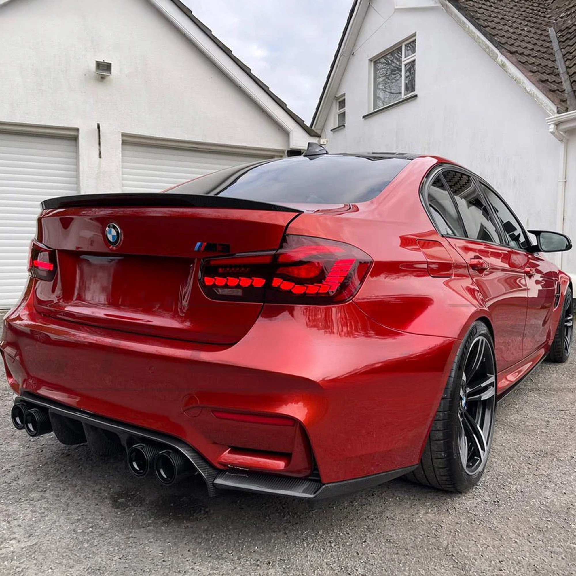 Drifton Bmw F30 P Style Carbon Spoiler