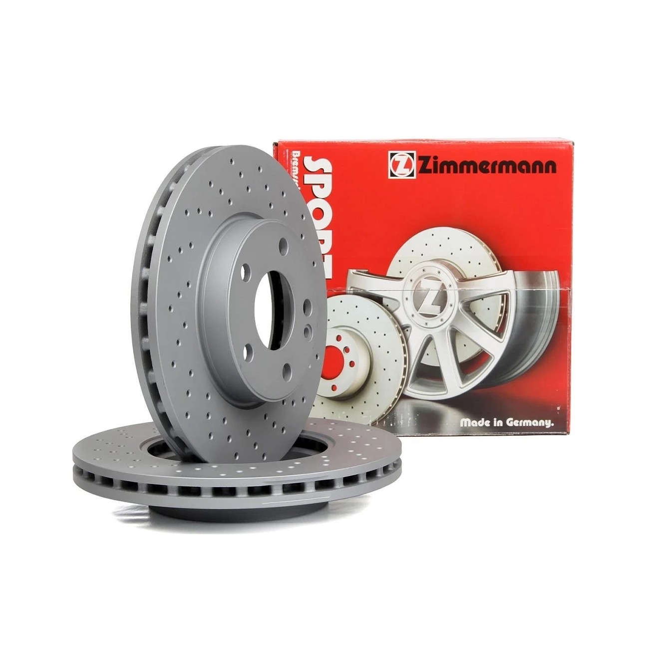 ZIMMERMANN Bmw 3.16i F30 Benzinli 2012-2019 - Delikli Ön Fren Disk Seti