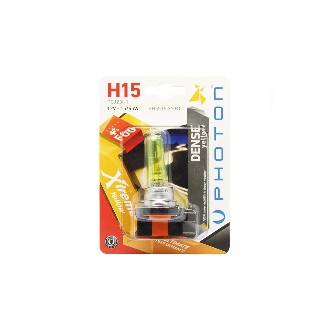 Photon H15 12V 15/55W Xtreme Yellow Single Blister Bulb