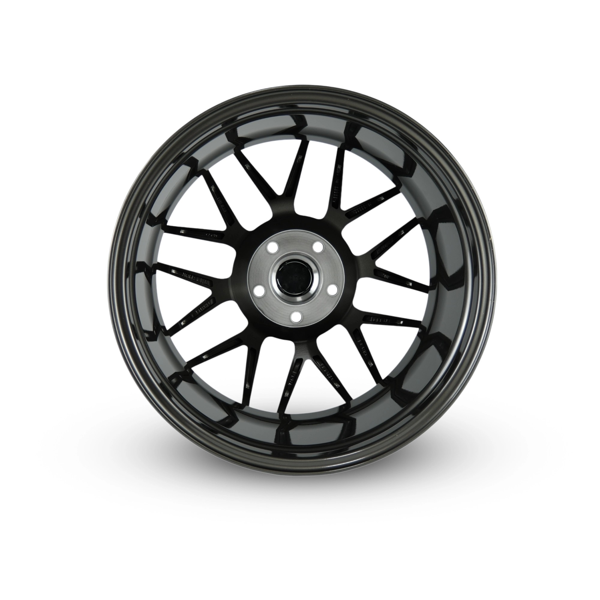 Motec MCR3-Hyper Mesh Steelgrey D9 8.5x19 5x112 ET45 Ø66.5 4-Piece Wheel Set