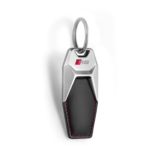 Audi Sport RS Metal-Leather Keychain 3181900701