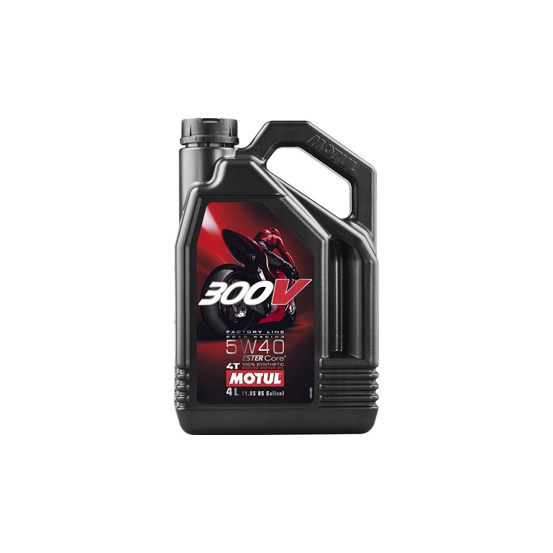 Motul 300V Fl Road Racing 5W-40 4L Ester Core Racing Engine Oil