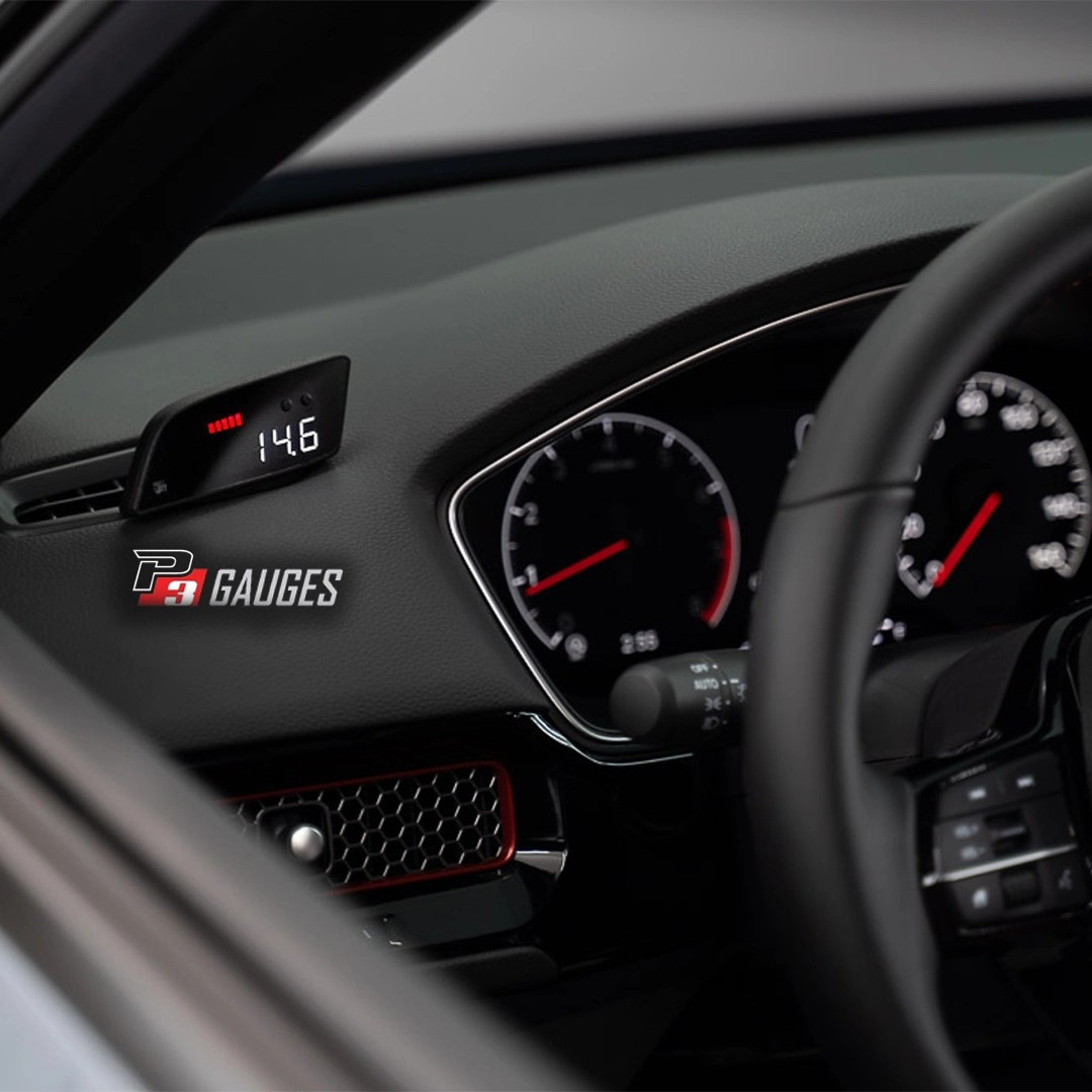 P3 Gauges P3 V3 OBD2 Honda Civic Type R 11th Gen (2022+) L3P3HC11 Dijital Havalandırma Göstergesi