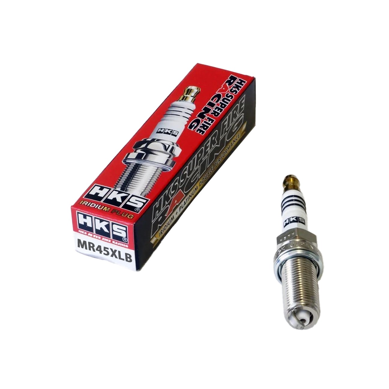 HKS 50003-MR45XLB Super Fire Racing Spark Plug #9 - Subaru WRX STI EJ25 - Lancer Evo 7-8-9 / Nissan SR20DET - 1 Piece