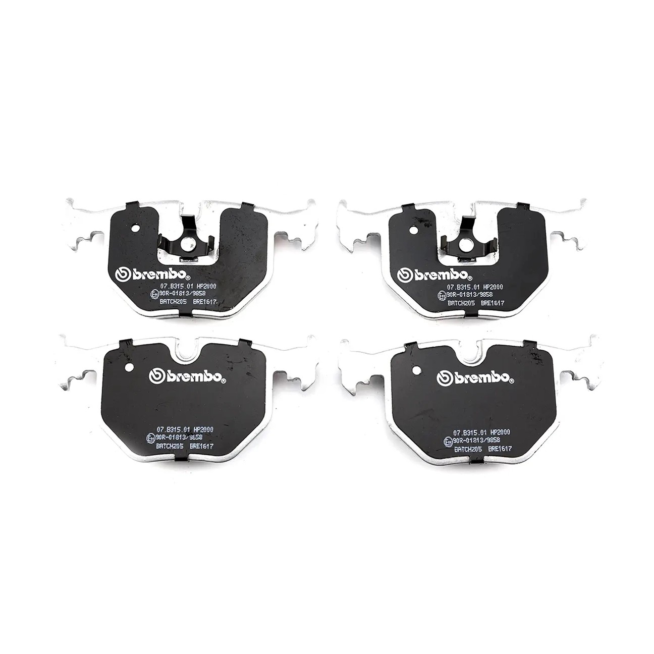 Brembo Arka Fren Balata Seti - Bmw 3 E46 - 5 E39 - 7 E38 - X3 E83 - X5 E53 - Z4 - Z8 - Range Rover III - 07.B315.01