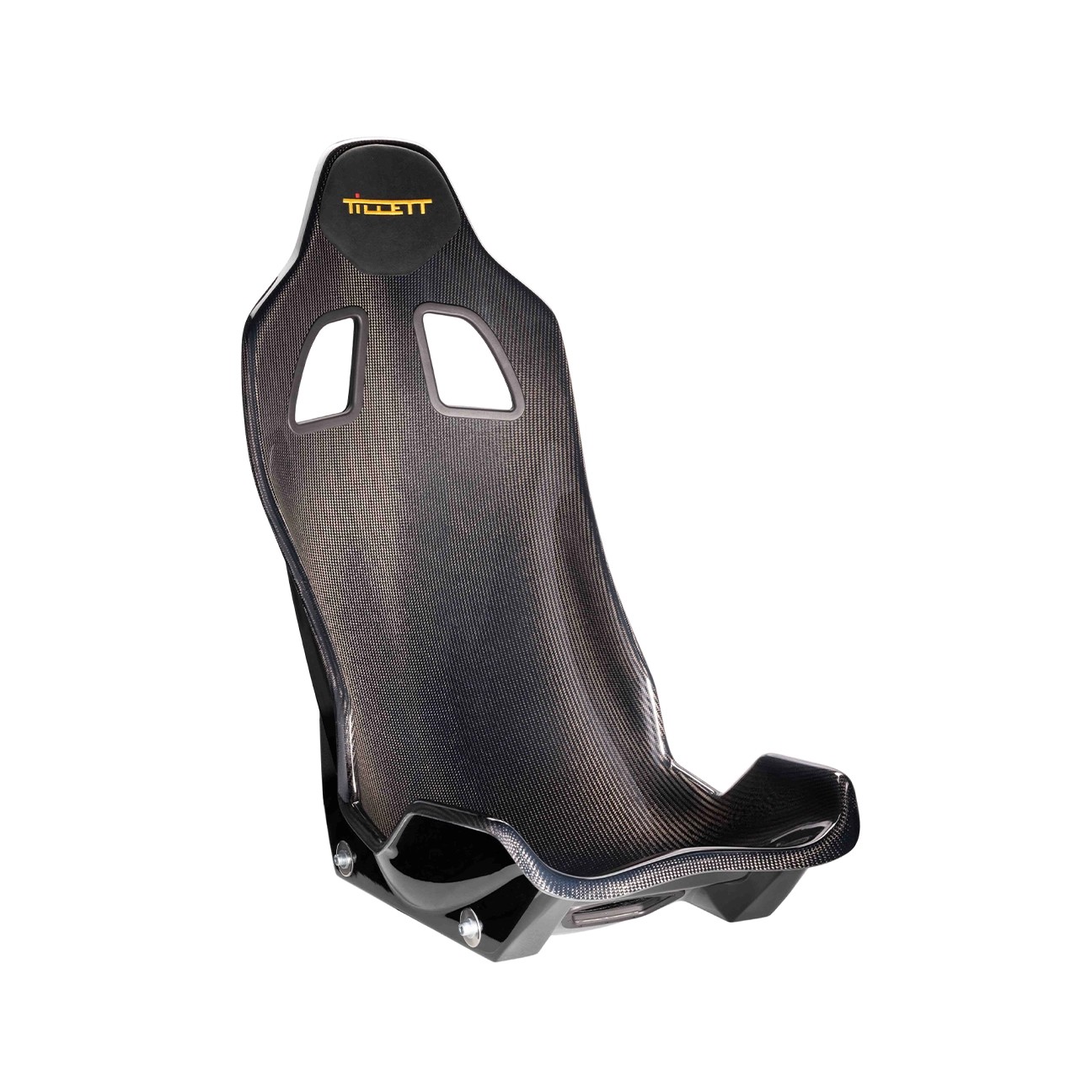 Tillett B10 Carbon GRP Side-Mounted 4.5kg 44.5cm Open Edge Sport Car Seat with TP2 - Suede Trim Set