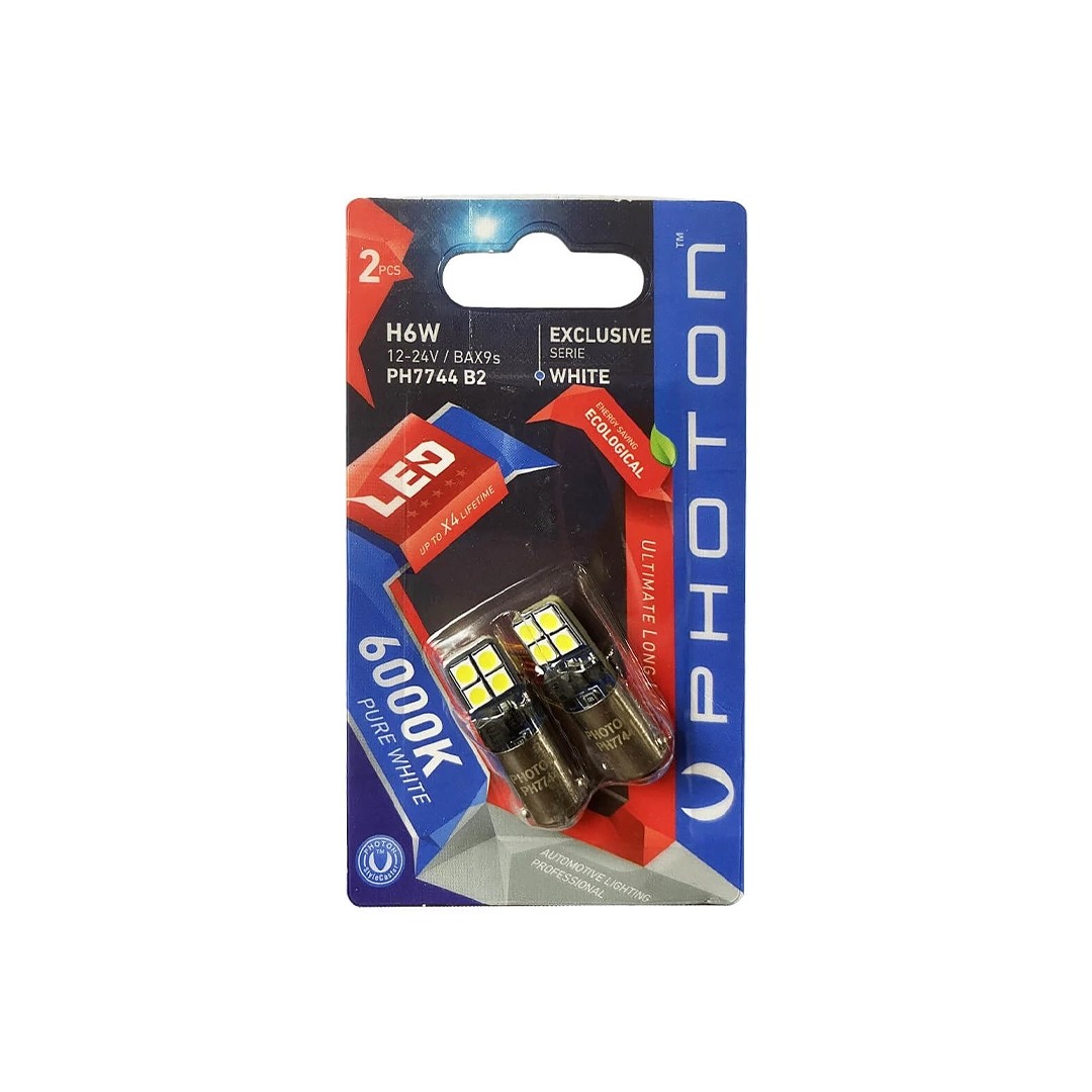 Photon H6W 12-24V Exclusive Canbus 2-Piece Blister Led