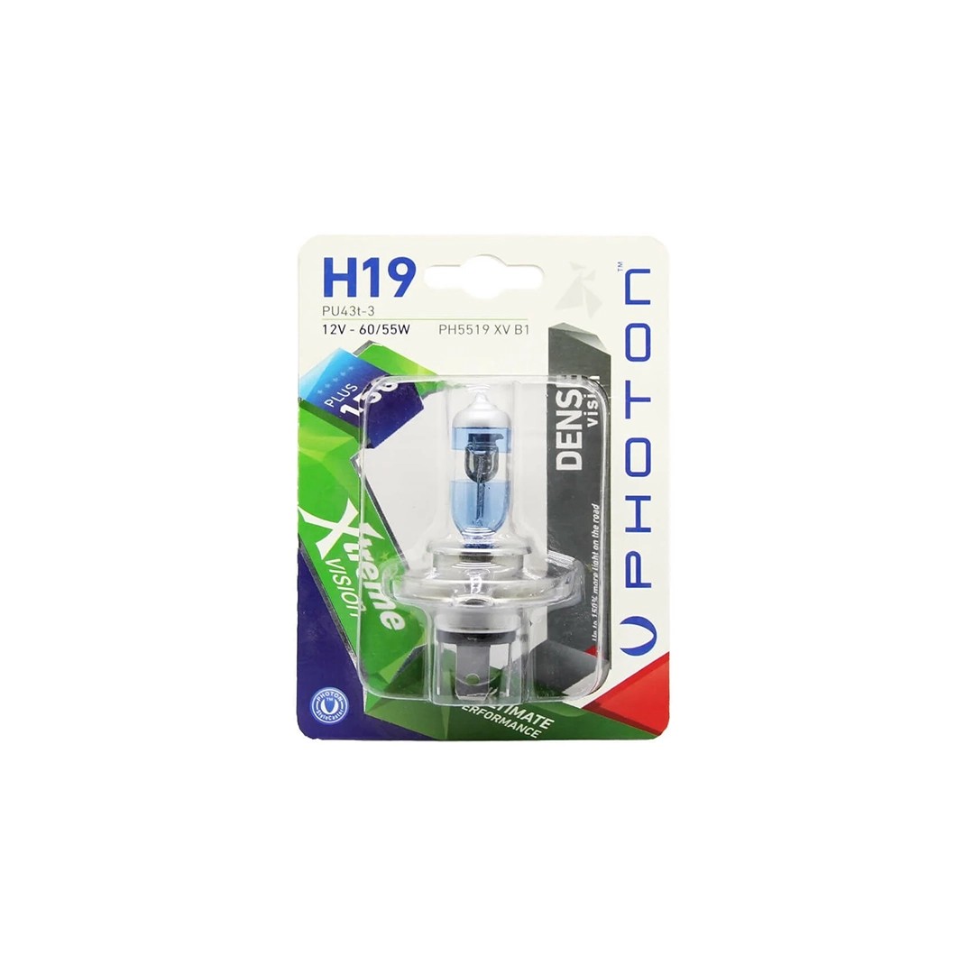 Photon H19 12V 60/55W Xtreme Vision +%150 Fazla Işık Tekli Blister Ampul