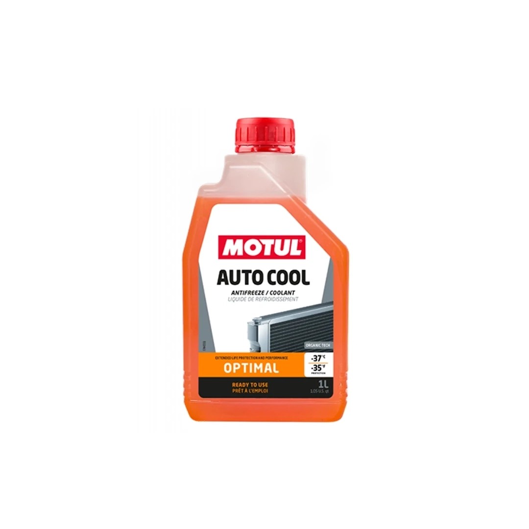 Motul Auto Cool Optimal -37°C 1L Antifreeze and Windshield Washer Fluid