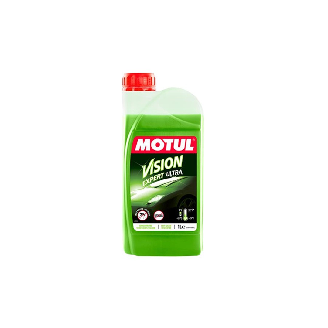 Motul Vision Expert Ultra 1L Antifreeze and Windshield Washer Fluid