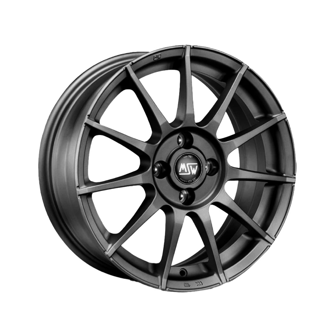 Msw-85 4x108 7x17 ET25 Misano Grey 4-Piece Alloy Wheel Set