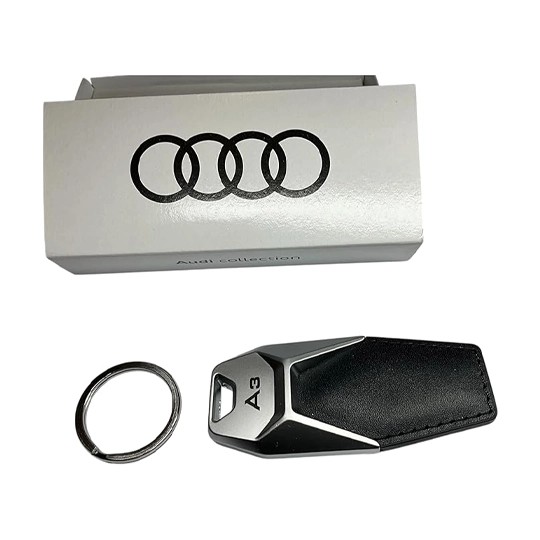 Audi Sport A3 Metal-Leather Keychain 3181900603