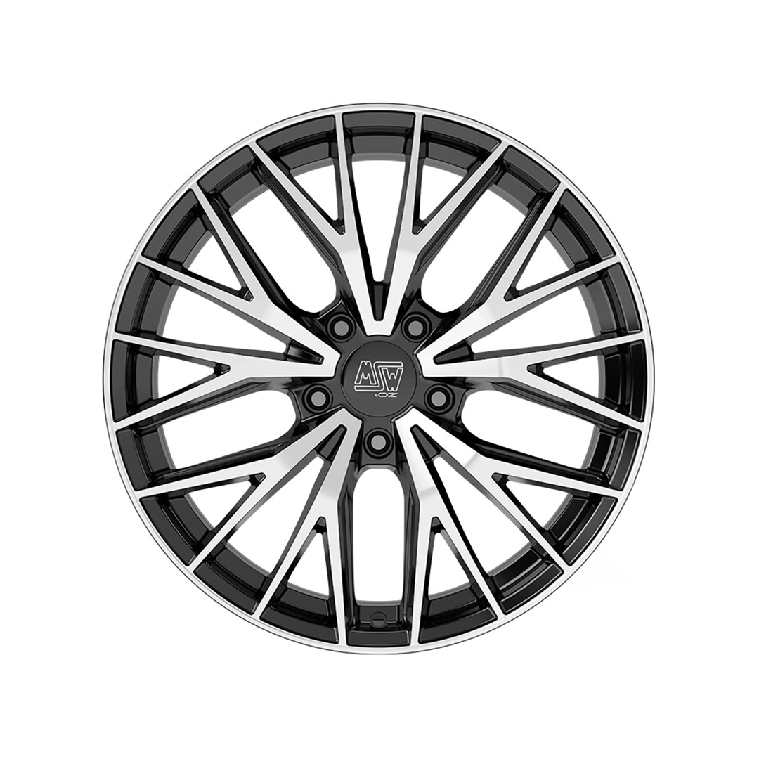 Msw 44 5x112 8,5x20 ET35 Gloss Black Full Polish 4-Piece Alloy Wheel Set