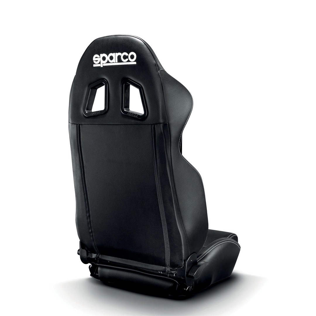 Sparco R100 Deri Cadde Koltuğu (Siyah)