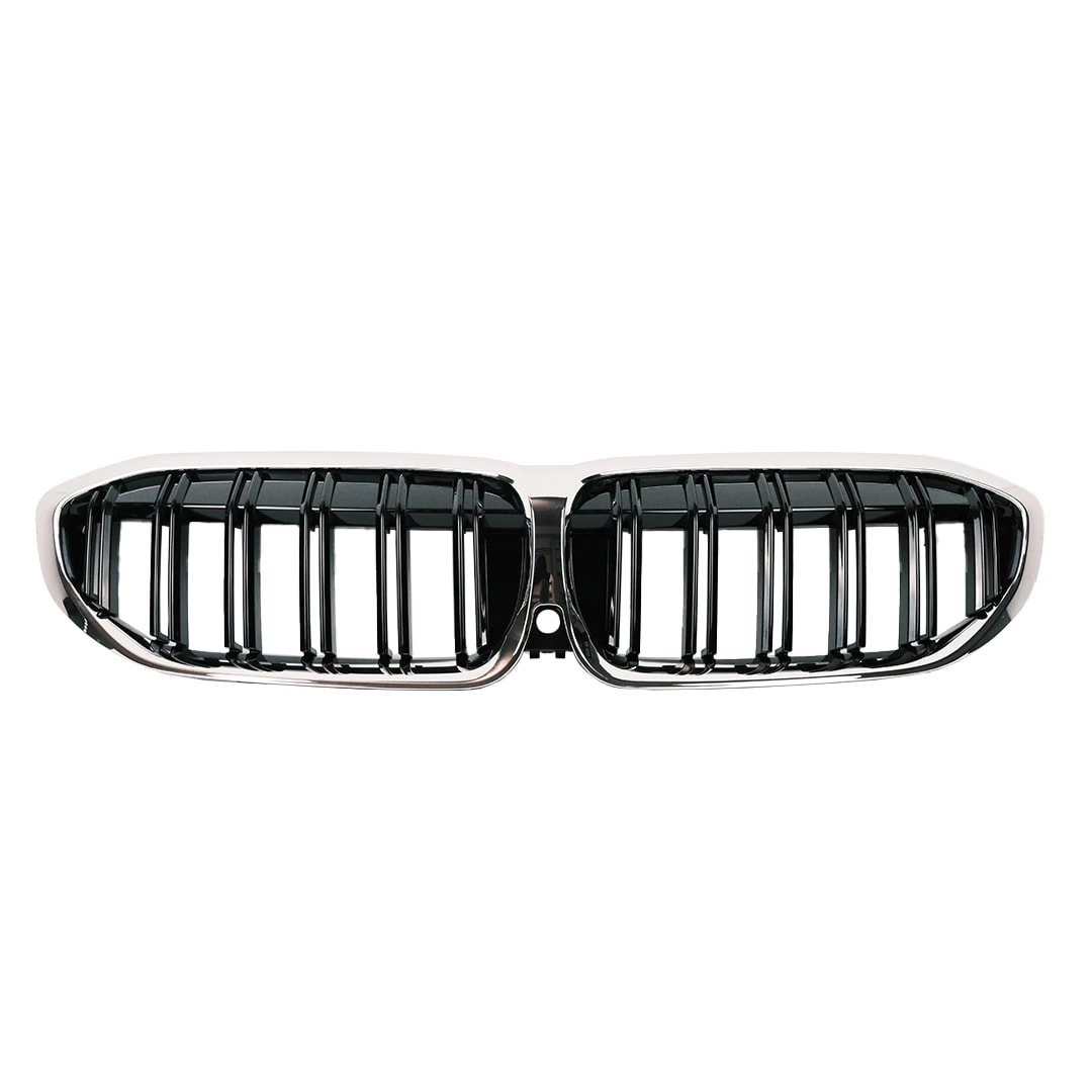 Bmw G20 Makyajsız Double Slat Krom Panjur Böbrek