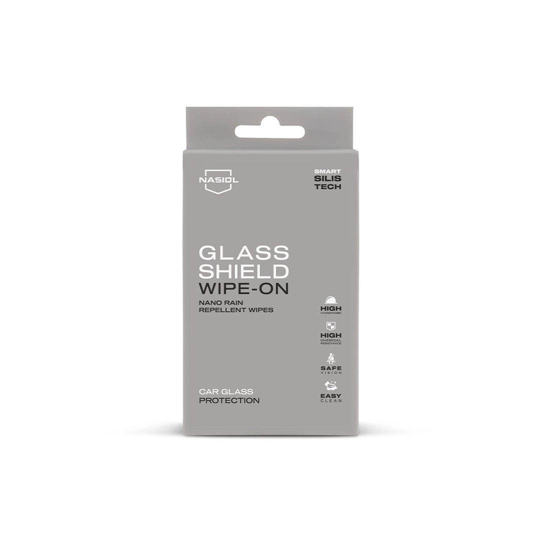 Nasiol Glasshield Wipe-On Nano Rainproof Wipes