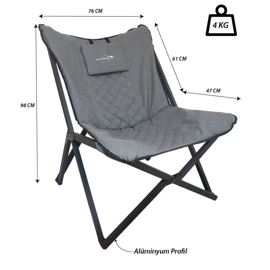 Nurgaz Campout Abant Camping Chair NG C158