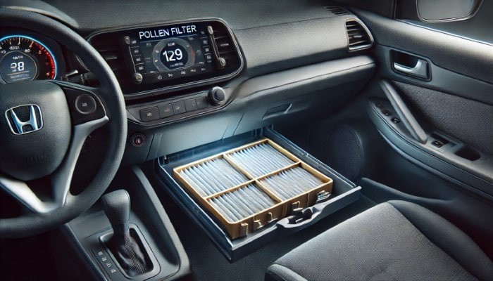 Honda Civic Polen Filtresi Nerede?