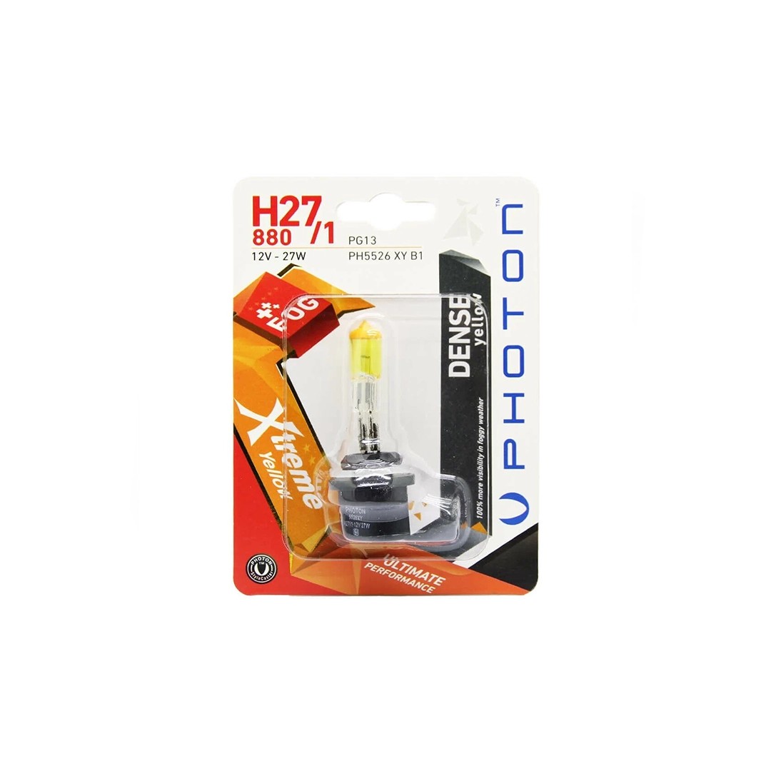 Photon H27/1 880 12V 27W Xtreme Yellow Single Blister Bulb