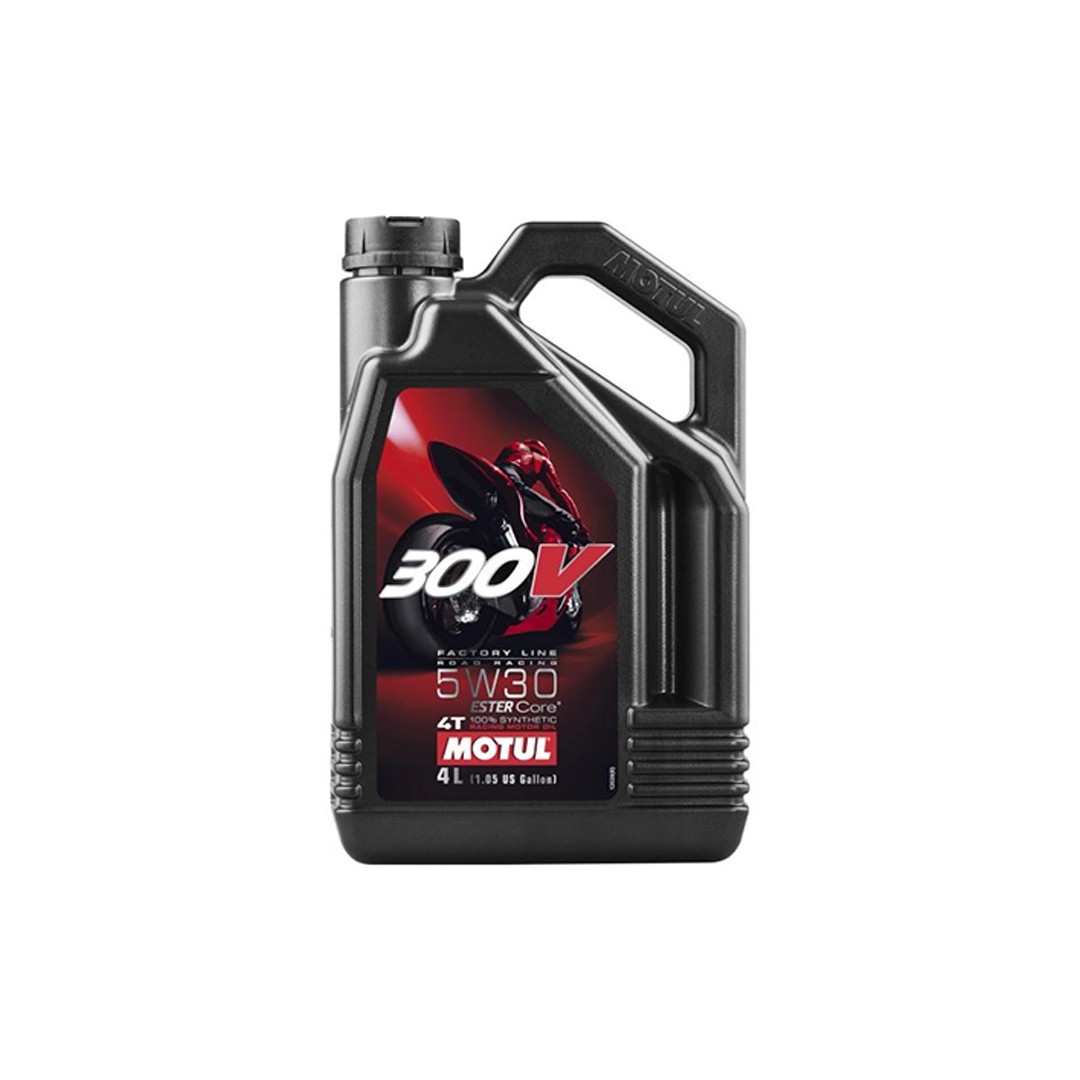 Motul 300V Fl Road Racing 5W-30 4L Ester Core Racing Engine Oil