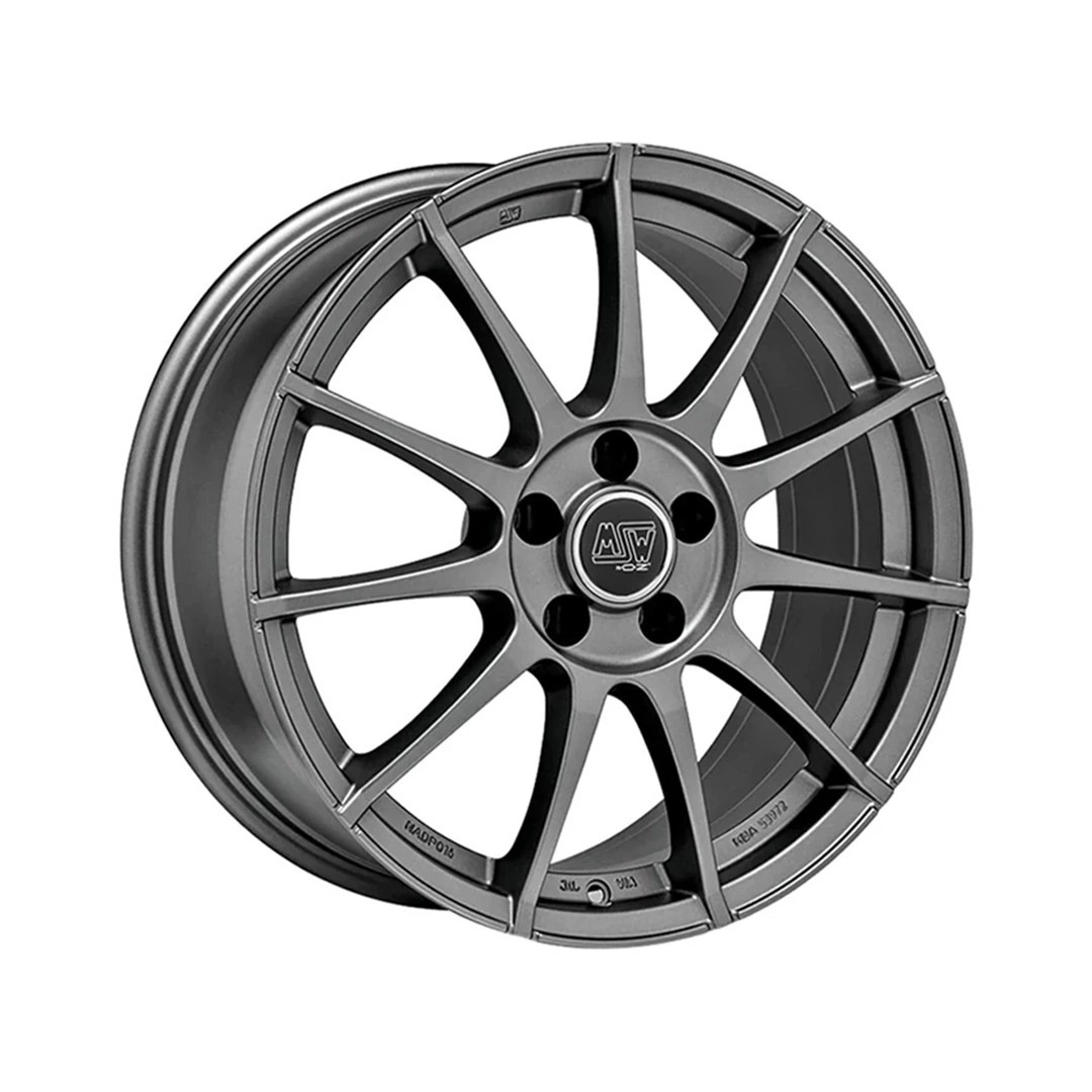 Msw-85 5x100 7x17 35 63,4 Matte Graphite 4-Piece Alloy Wheel Set