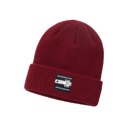 Porsche Design 911 Unisex Claret Red Beret