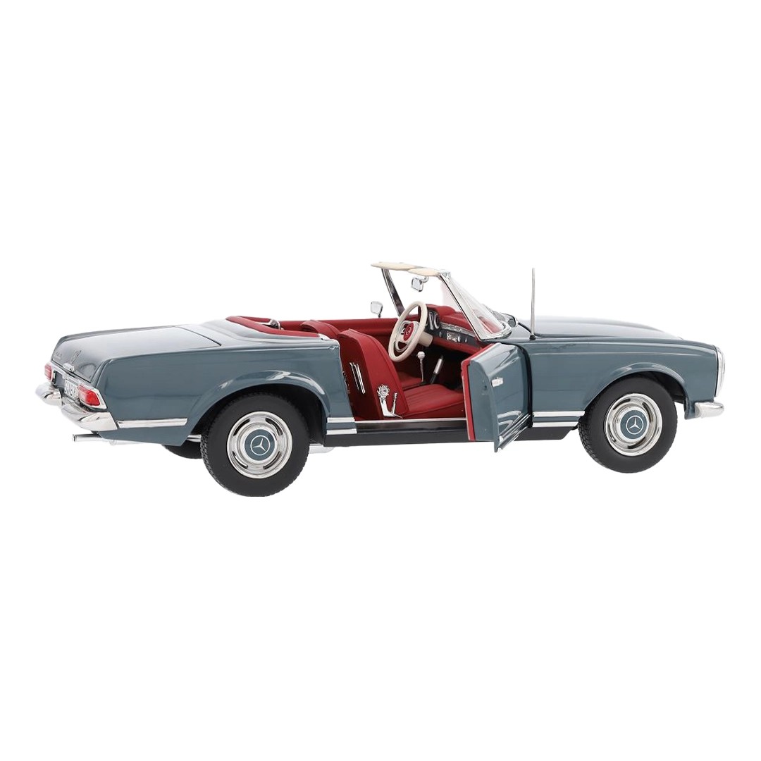 Mercedes-Benz 1:18 Ölçek 230 SL Pagode W113 Cabrio Mavi-Gri Model Araba