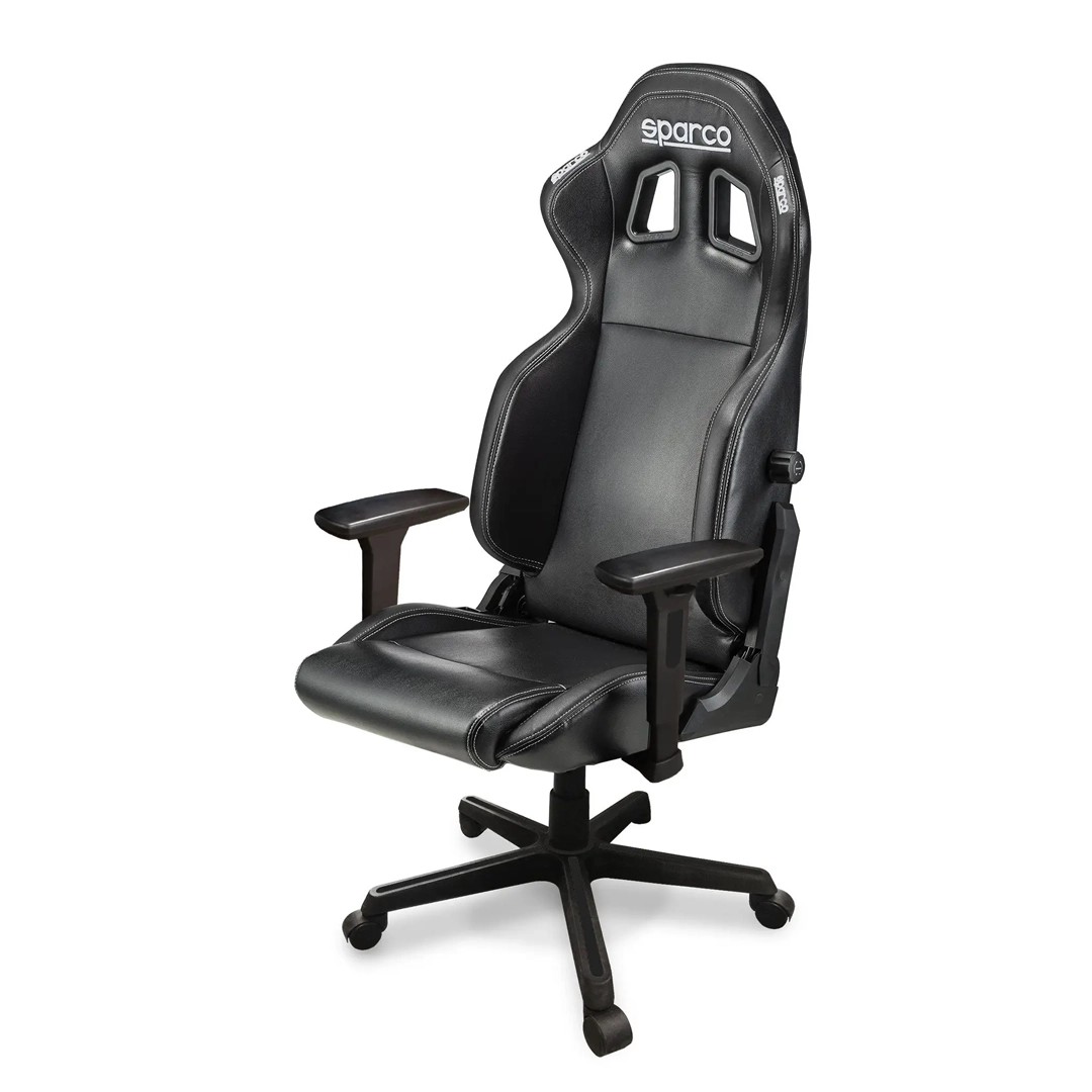 Sparco Icon Deri Ofis Koltuğu (Siyah)