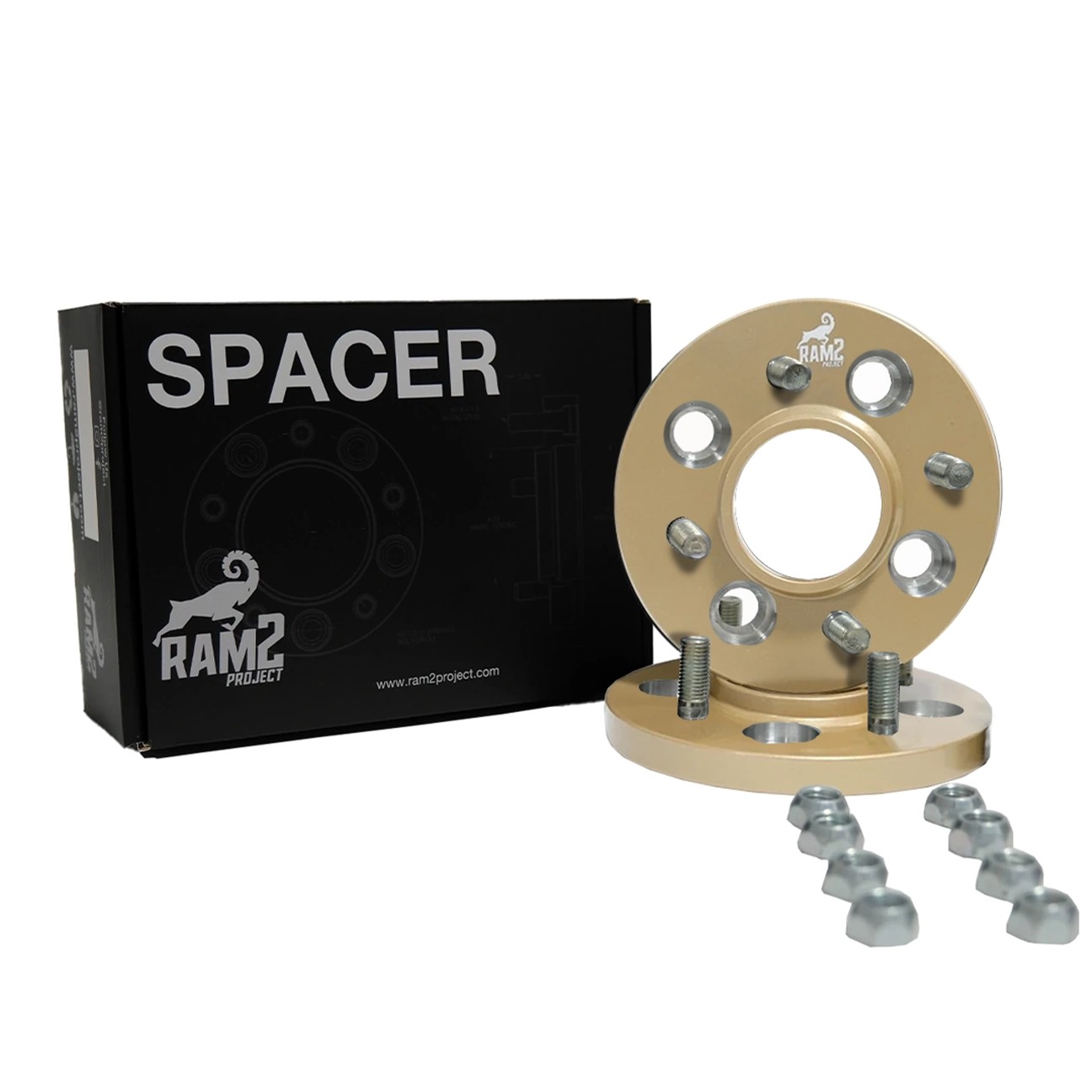 Ram2 Project 4x108 63,4 15mm Bronz Spacer