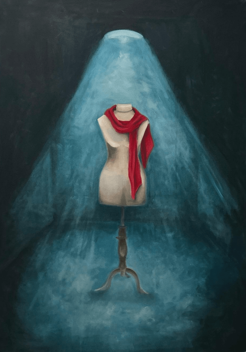 'Eşarp'' Yağlı Boya Tablo 70x100 cm