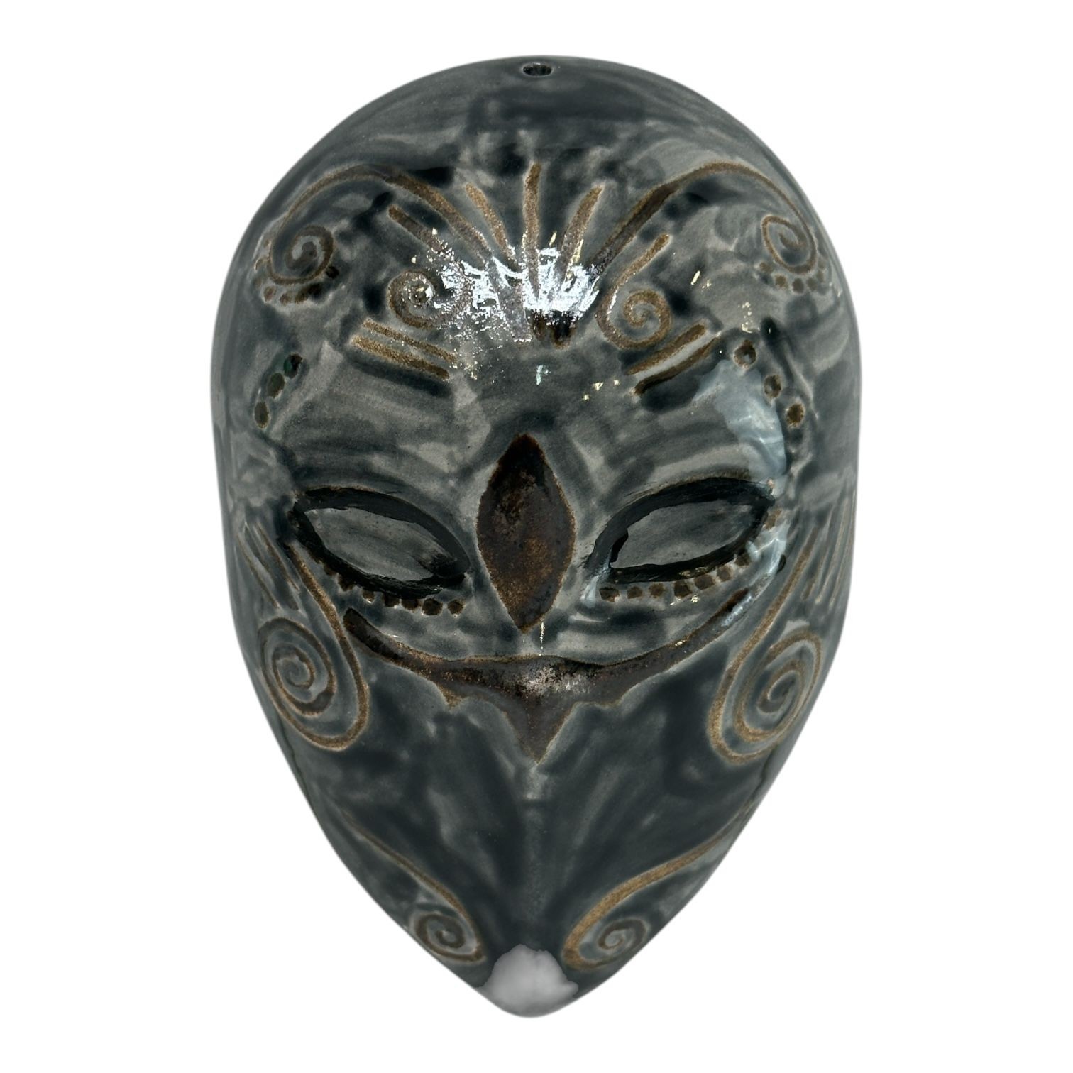 Maske (El Yapımı-Seramik) (Siyah)