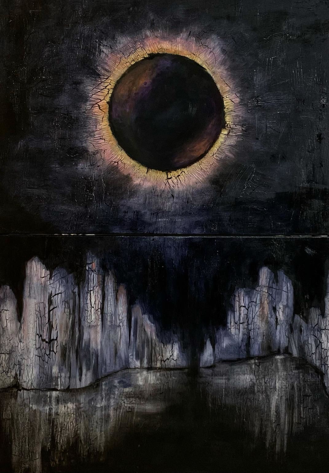 "Kavuşma" Yağlı Boya Tablo 70x100 cm (Çerçeveli)