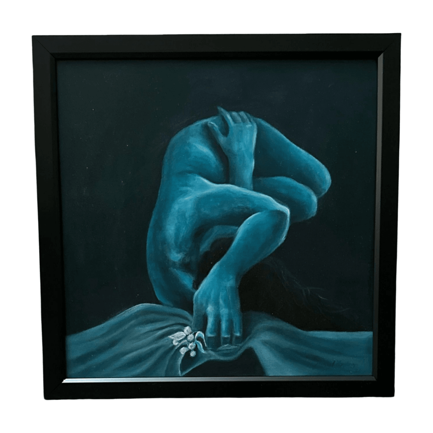 Gaia ''Sürgün I'' Yağlı Boya Tablo 40x40 cm (çerçeveli)