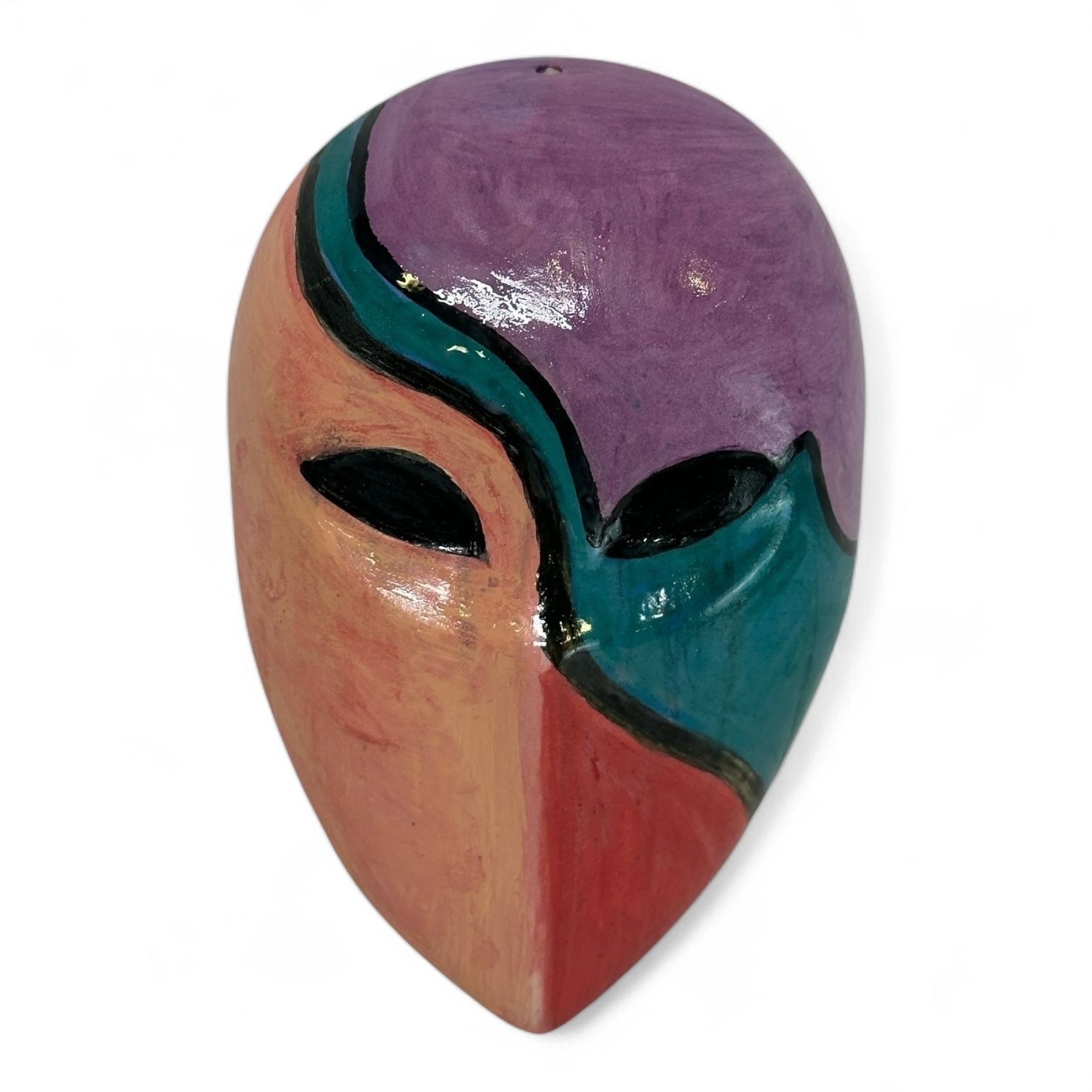 Maske (El Yapımı-Seramik) (Çok renkli)