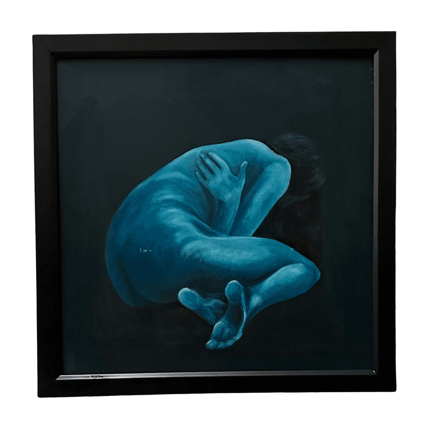 Gaia ''Bekleyiş II'' Yağlı Boya Tablo 40x40 cm (çerçeveli)