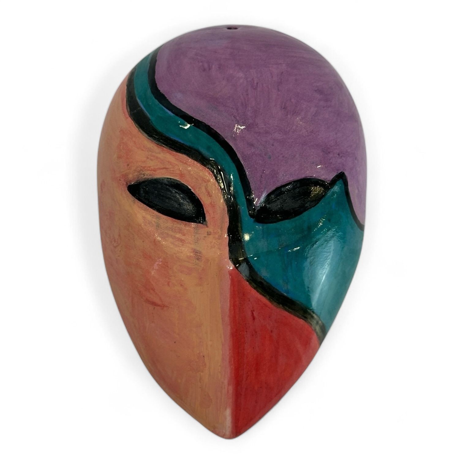Maske (El Yapımı-Seramik) (Çok renkli)