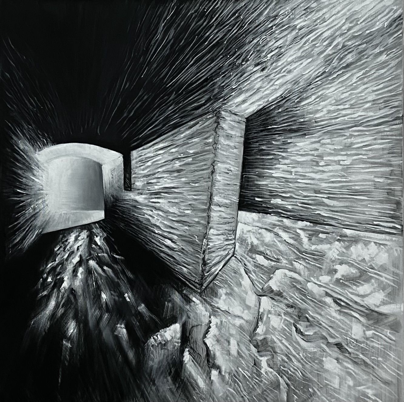 'Döngü'' Yağlı Boya Tablo 60 x60  cm