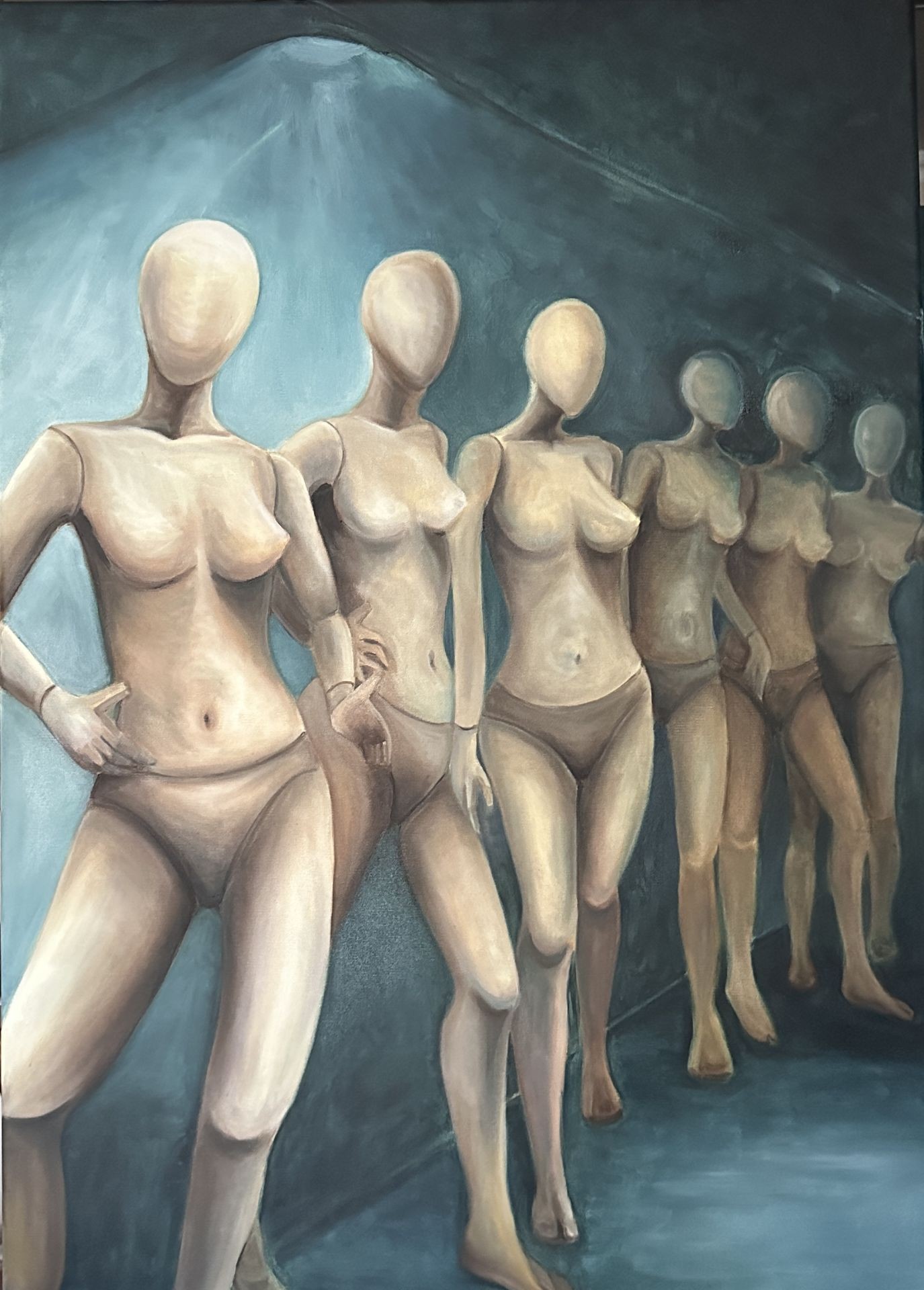 'Showcase'' Tuval Üzeri Yağlı Boya Tablo 70x100 cm