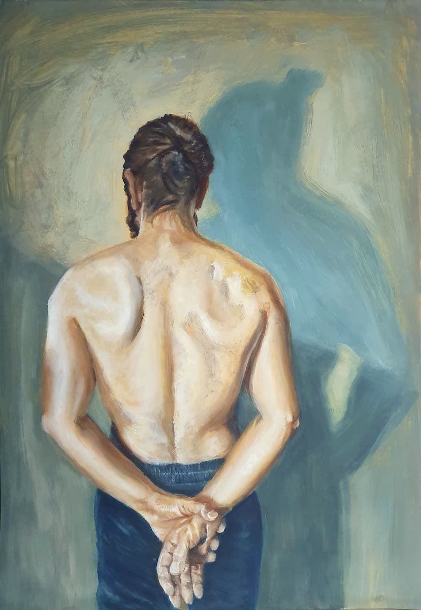 'Punished PersonII'' Bristol Üzeri Yağlı Boya 100x70 cm