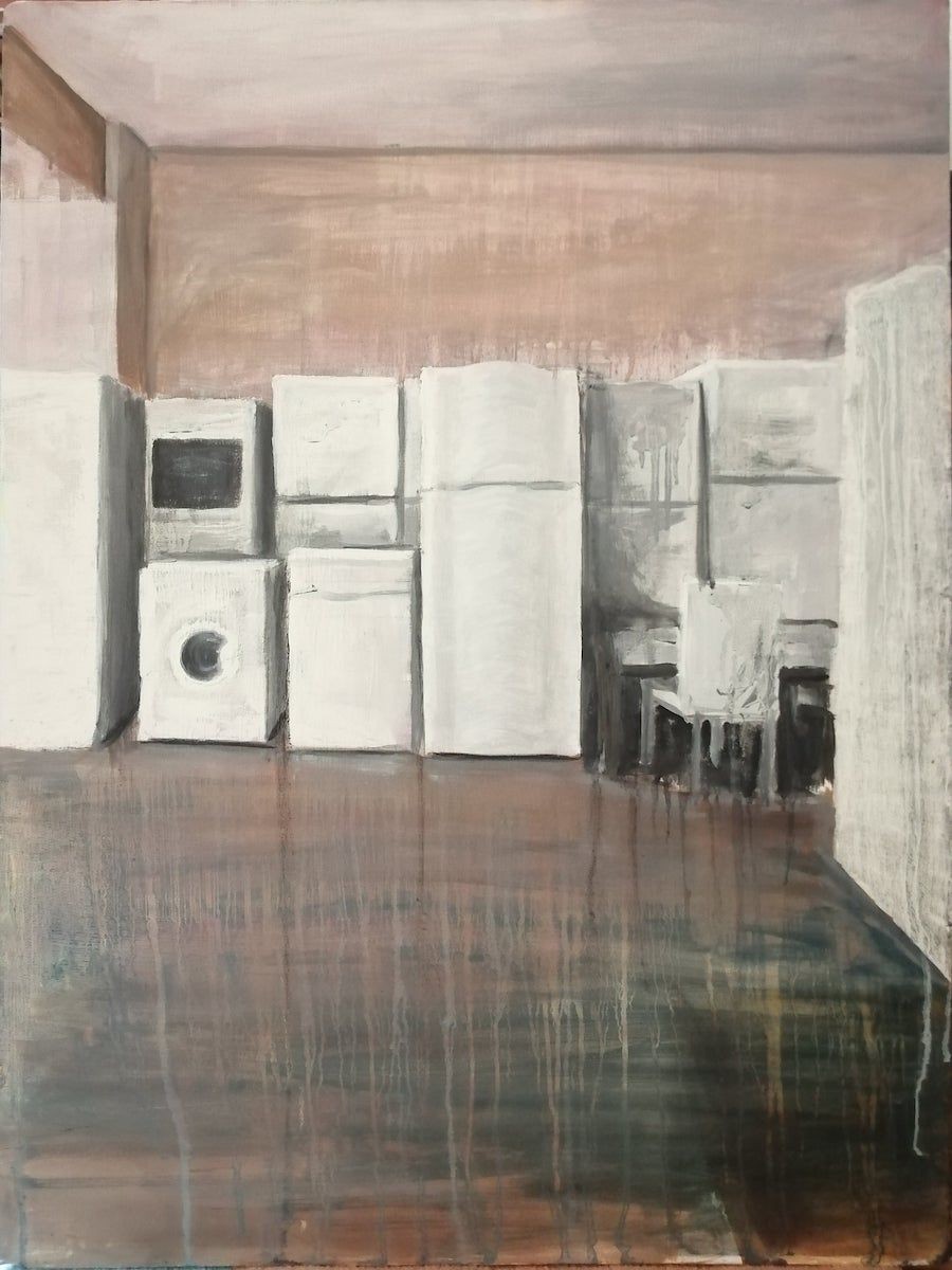 'Ötekiler'' Tuval Üzeri Yağlı Boya Tablo 60x80 cm