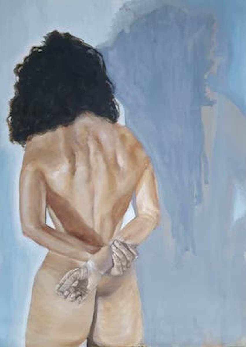 'Punished Person'' Bristol Üzeri Yağlı Boya 100x70 cm