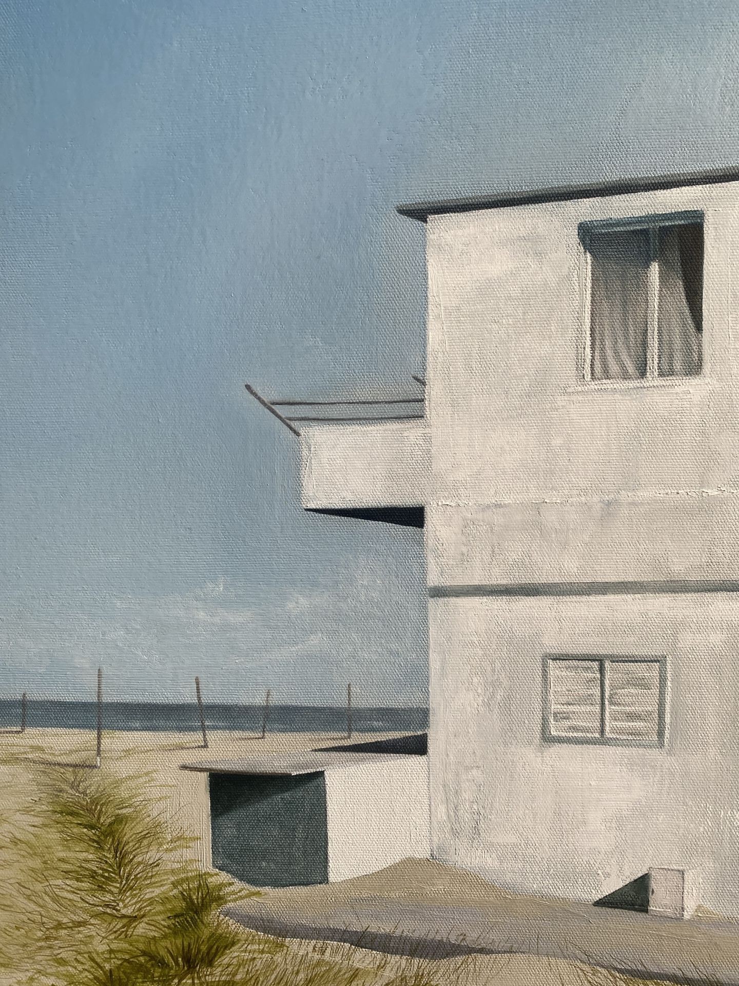 'Yazlık Pansiyon' Yağlı Boya Tablo 70x100 cm
