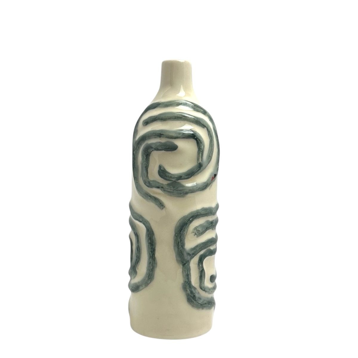 Spiral Vazo (El Yapımı-Seramik)